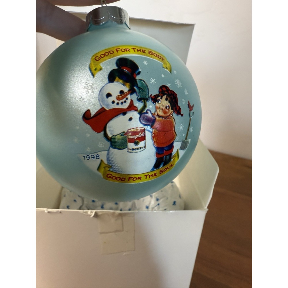 Vintage 1998 Campbell's Soup Collector's Edition Christmas Ornament